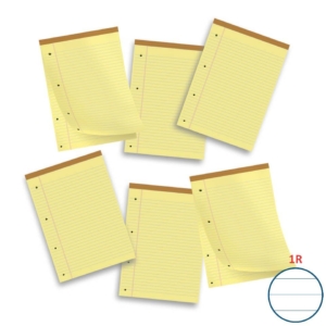 Blocchi collati Legal Pigna - Senza copertina e con 4 fori - 1RC - 50 fogli (conf.10)