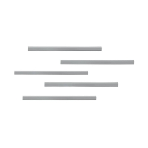 Clip adesive DURABLE DURAFIX® RAIL Argento metallizzato 297x17mm (conf.5)