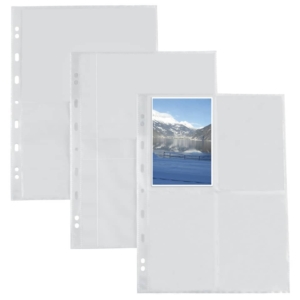 Buste perforate porta foto 10x15 cm - Atla - F - Sei Rota - 8 Spazi (conf.10)