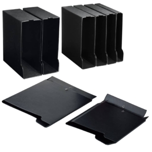 Custodia per raccoglitori Sei Rota - Dorso 8 cm - A4 - Nero - 67145010