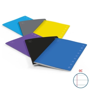 Quaderno monocromo Pigna a righe C - A5 - 40 fogli - 80g/m² - Assortito