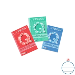 Blocco Quablock Evolution Pigna - A4 - 1R - 40 fogli