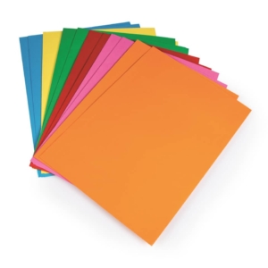 Color Brefiocart - Cartelline Cartoncino senza lembi - Giallo - 35x25 cm (conf.50)