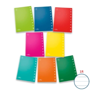 Quaderno a righe 1R A4 Pigna Monocromo - 100g/m² - 38 fogli