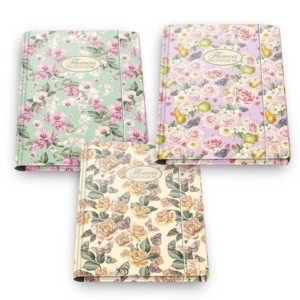 Cartella PIGNA Nature Flowers con elastico fantasie assortite