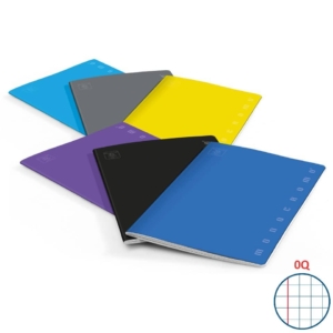 Quaderno monocromo Pigna a quadretti Q - A5 - 40 fogli - 80g/m² - Assortito