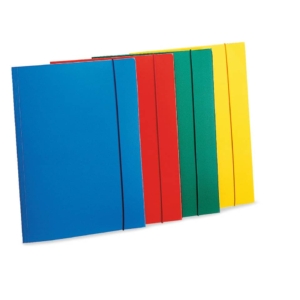 Leonardi - Cartellina con elastico in plastica - Polipropilene - Rosso