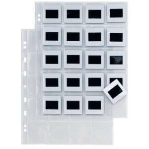 Buste perforate Porta Diapositive Sei Rota - 20 Spazi (5,5x5,5 cm) (conf.10)