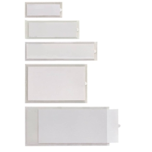 Portaetichette adesive IesTI Sei Rota - Inserto in cartoncino incluso - 6,5x14 cm (conf.10)