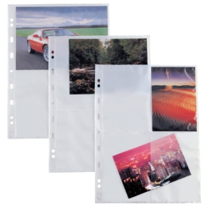 Buste perforate porta foto 13x18 cm - Atla - F - Sei Rota - 4 Spazi (conf.10)
