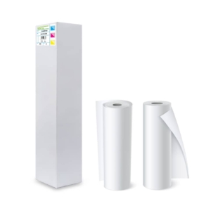 Rotolo carta plotter ROT.PUGLIESE-ROLLMADE - 80g/m² - 91,4cmx150m - Øanima 76mm - Bianco