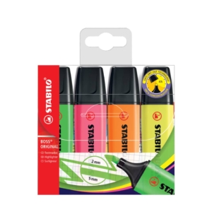 Evidenziatori Stabilo Boss Original - Assortito - 2-5 mm (conf.4)