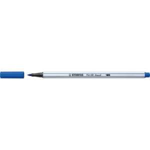 Pennarello Stabilo Pen 68 brush - punta a pennello - M 1 mm Blu oltremare - 568/32