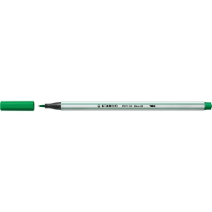 Pennarello Stabilo Pen 68 brush - punta a pennello - M 1 mm Verde smeraldo 568/36