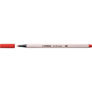 Pennarello Stabilo Pen 68 brush - punta a pennello - M 1 mm Rosso carminio 568/48