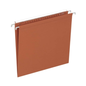 Cartelle sospese per cassetto ELBA Defi 220 g/m² - Interasse 33 cm - Fondo a V - Arancione (conf.25)
