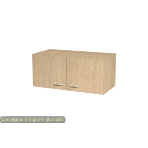 Armadio componibile Artexport 2898 - sopralzo - L90 P45,8 H40 cm - Rovere