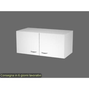 Armadio componibile Artexport 2898 - sopralzo - L90 P45,8 H40 cm - Bianco