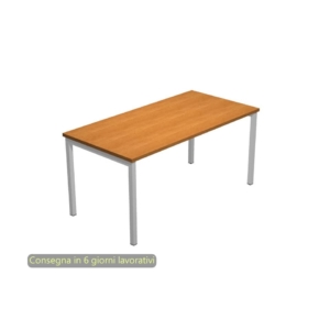 Scrivania da Ufficio a ponte Presto - Noce - 180x80x72,5 cm