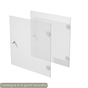 Libreria componibile Artexport Maxicube - Set 2 antine Vetro satinato 2A-MaxC-G
