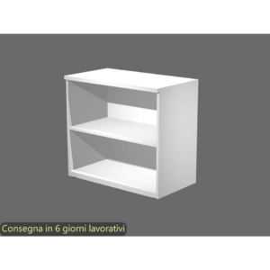 Mobile Open Space Artexport Bridge-Flex basso senza ante Bianco - 80x46x73 cm