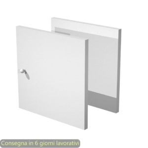 Libreria componibile Artexport Maxicube - Set 2 antine Grigio alluminio 2A-MaxC-5