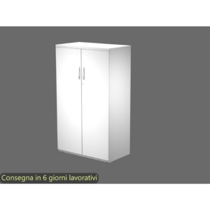 Mobile Open Space Artexport Bridge-Flex medio con ante Bianco BMH+AMH-3