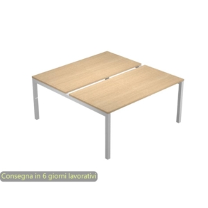 Postazione Open Space Artexport Bridge Bench 180x2 Rovere BENCH180X2-C