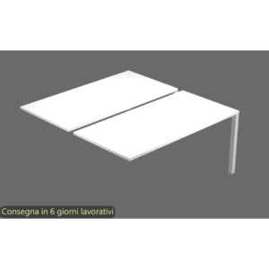 Postazione Open Space Artexport Bridge Bench 180x2 Seguito Bianco BENCH180X2-SEGUITO-3