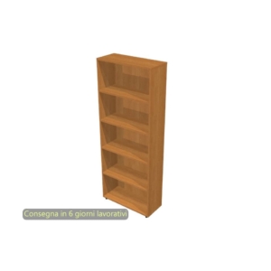 Libreria componibile Artexport Protocollo - Noce chiaro - 76x32x196 cm