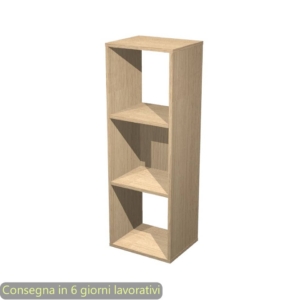 Libreria componibile Artexport Maxicube - 3 caselle Rovere 3MaxC-C