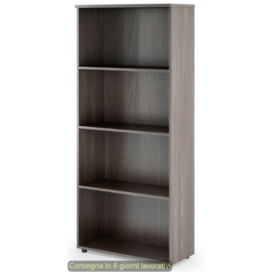 Mobile a giorno Artexport Presto 3 ripiani regolabili 80x35x180 cm Frassino toscano - 038+039/F
