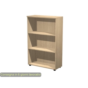 Mobile a giorno Artexport Presto 2 ripiani regolabili 80x35x120 cm Rovere 035/C