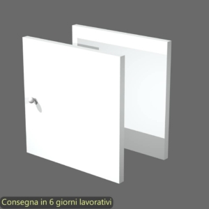 2 antine fronte & retro per libreria caselle Maxicube Bianco Artexport - 32,2x1,8x32,2 cm - 2a MaxC/3