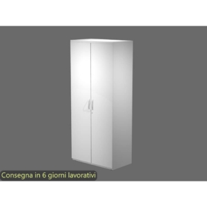 Mobile Open Space Artexport Bridge-Flex alto con ante Bianco BH+AH-3