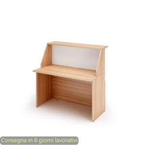 Banco Reception Musa - Noce arabis - Modulo lineare 120 cm