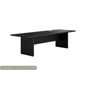 Tavolo riunioni Artexport Flora - Nero venato - L220xP100xH74 cm