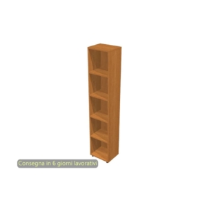 Libreria componibile Artexport Protocollo - Noce chiaro - 40x32x196 cm