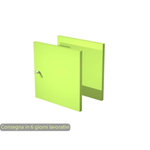 Set due antine Libreria caselle Maxicube Artexport - 32,2x32,1x1,6 cm - Verde neon - 2a MaxC/V (conf.2)