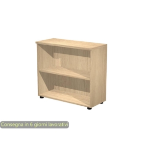 Mobile a giorno Artexport Presto 1 ripiano regolabile 80x35x72 cm Rovere 030/C