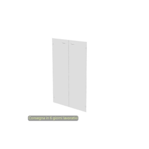 Coppia ante senza serratura Artexport vetro satinato 115h 70069/G