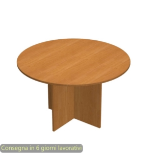 Tavolo riunione rotondo Artexport Presto Ø120xh.72 cm Noce chiaro 60121/4