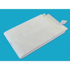 Buste a sacco con strip e 3 soffietti Tyvek Postyvek 55g/m² Bianco 30,5x40,6 cm - 55g/m² (conf.100)