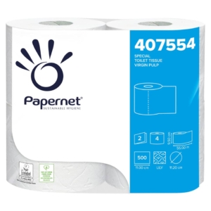Carta Igienica Papernet - 2 veli - 500 - 407554 (conf.4)