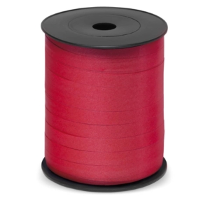 Nastro in rocchetto per regali Rosso opaco Brizzolari - liscio - 10 mm x 250 m