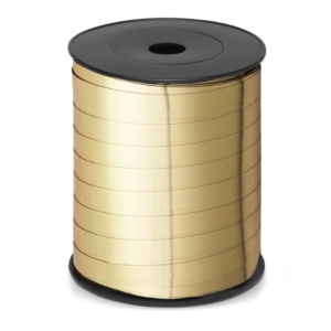 Nastro in rocchetto per regali Oro opaco Brizzolari - liscio - 10 mm x 250 m