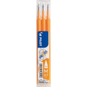 Refill penne a sfera Pilot Frixion Ball e Clicker 0,7 mm pesca - 6848 (Set 3)