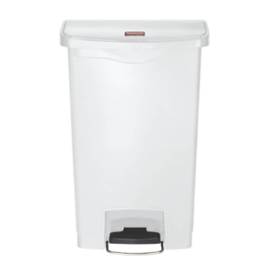 Contenitore rifiuti con apertura a pedale Rubbermaid - 46x29x72 cm - 50 litri - Bianco - 1883557