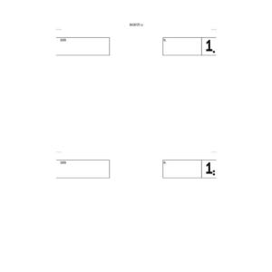 Blocco comande a 2 tagliandi flex 16,8x10 cm - 25x2 copie autoricalcanti - 161872T00
