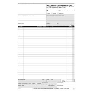 Blocco DDT autoricalcanti flex A4 - 1687CD200 (50x2 copie autoricalcanti)
